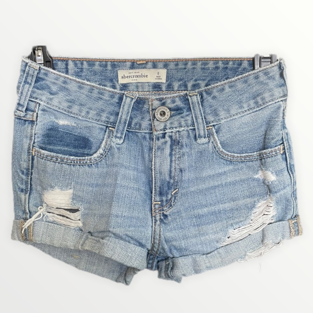 ABERCROMBIE KIDS👖Distressed Denim Shorts